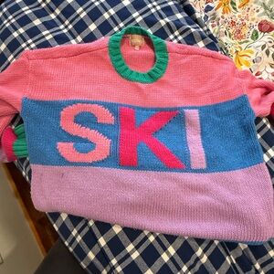 Colorful 'SKI' Sweater